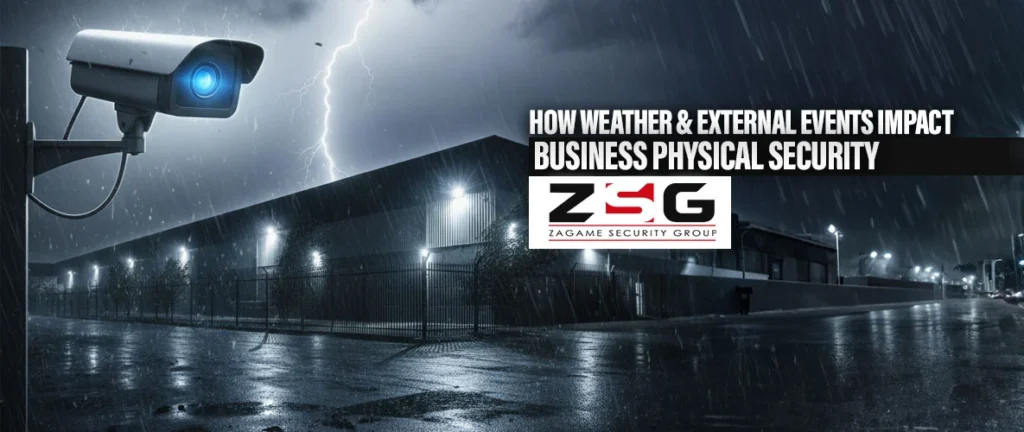 How Weather & External Events Impact Business Physical Security
